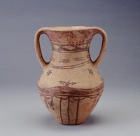 藏品(辛店文化雙柄彩陶)的圖片