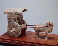 藏品(灰陶牛車)的圖片