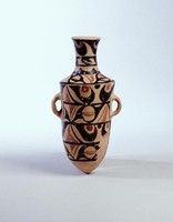 藏品(廟底溝勾葉紋雙耳尖底瓶)的圖片