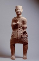 藏品(持箕帚男立俑)的圖片