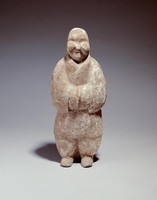 藏品(灰陶加彩老嫗)的圖片