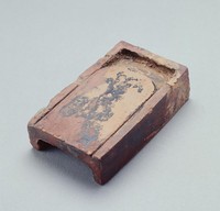 藏品(雙邊刻線陶硯)的圖片