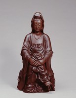 藏品(紫砂自在觀音)的圖片