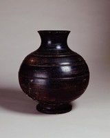 藏品(壓劃紋黑陶壺)的圖片