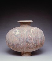 藏品(彩繪繭形罐)的圖片