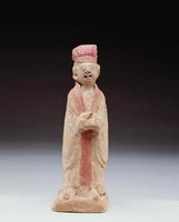藏品(彩繪文人俑)的圖片