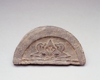 藏品(對鳧紋半月形瓦當)的圖片