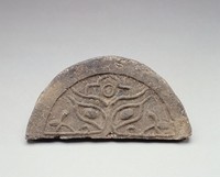 藏品(獸面紋半月形瓦當)的圖片