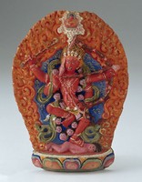 藏品(泥塑彩繪智行佛母嘎嗚)的圖片