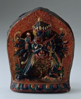 藏品(泥塑彩繪勝樂金剛擦擦)的圖片