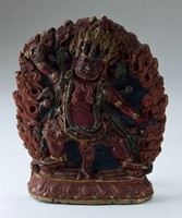 藏品(泥塑彩繪金剛手擦擦)的圖片