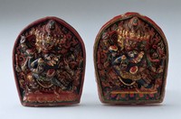 藏品(馬頭金剛擦擦一對)的圖片