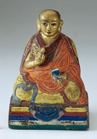 藏品(泥塑彩繪描金喇嘛像)的圖片