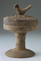 藏品(灰陶鳥形鈕薰爐)的圖片