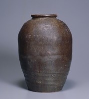 藏品(盤口繩紋暗褐甕)的圖片