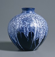 藏品(藍白釉罐)的圖片