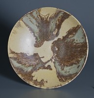 藏品(金黃灰綠流釉大碗)的圖片