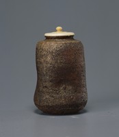 藏品(象牙蓋陶製抹茶入)的圖片