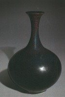 藏品(紅網曜變油滴天目花器)的圖片