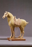 藏品(黃釉馬)的圖片