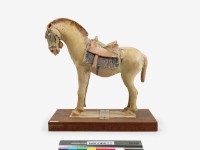 藏品(繪彩陶馬)的圖片