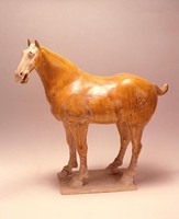 藏品(黃釉馬)的圖片