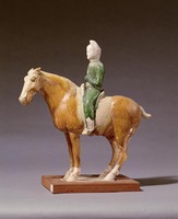 藏品(三彩騎馬俑)的圖片