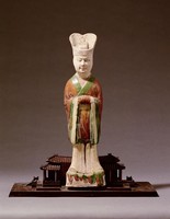 藏品(三彩文官俑)的圖片