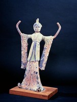 藏品(彩繪舞伎俑)的圖片