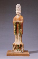 藏品(三彩文官俑)的圖片