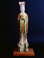 藏品(三彩文官俑)的圖片