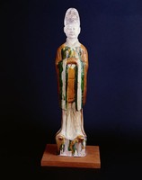 藏品(三彩文官俑)的圖片