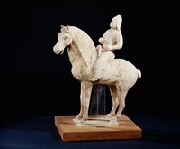 藏品(彩繪騎馬俑)的圖片