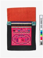 藏品(十字繡長命富貴紋煙草袋)的圖片