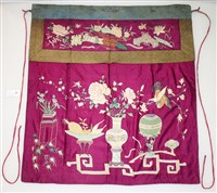 藏品(四君子博古圖桌圍)的圖片