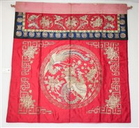 藏品(盤金線團鳳紋桌圍)的圖片