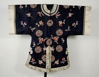 藏品(青緞彩繡女袍)的圖片