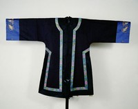 藏品(青緞鑲花女袍)的圖片