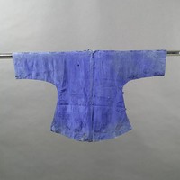 藏品(藍綢暗花童袍)的圖片