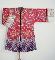 藏品(朱紅緞彩繡盤金龍袍)的圖片