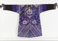 藏品(藍彩刺繡蟒袍)的圖片