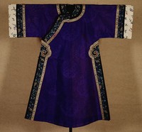 藏品(紫紗緄繡女長衫)的圖片