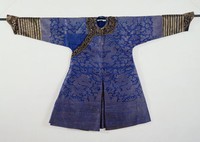 藏品(藍銀妝花紗蟒袍)的圖片