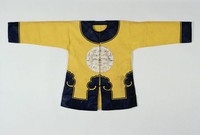 藏品(石黃色麻質轎衣)的圖片