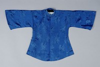 藏品(天藍色提花綢大襟短杉)的圖片