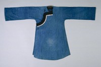 藏品(寶藍色棉質大襟杉)的圖片