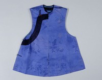 藏品(藍色提花緞女背心)的圖片