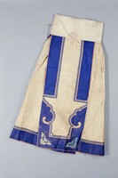 藏品(象牙色提花緞馬面裙)的圖片