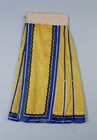 藏品(石黃色提花麻紗馬面裙)的圖片