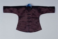 藏品(褐色提花緞對襟男童衫)的圖片